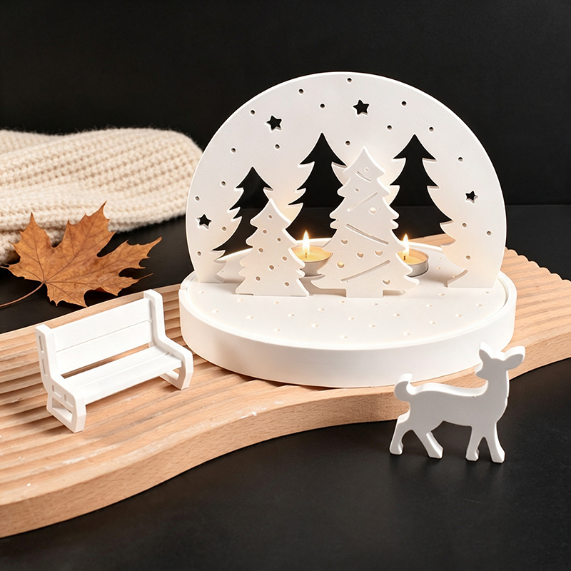 Silicone Mold Tray - Cetakan Silikon Tempat Lilin Tealight Rusa