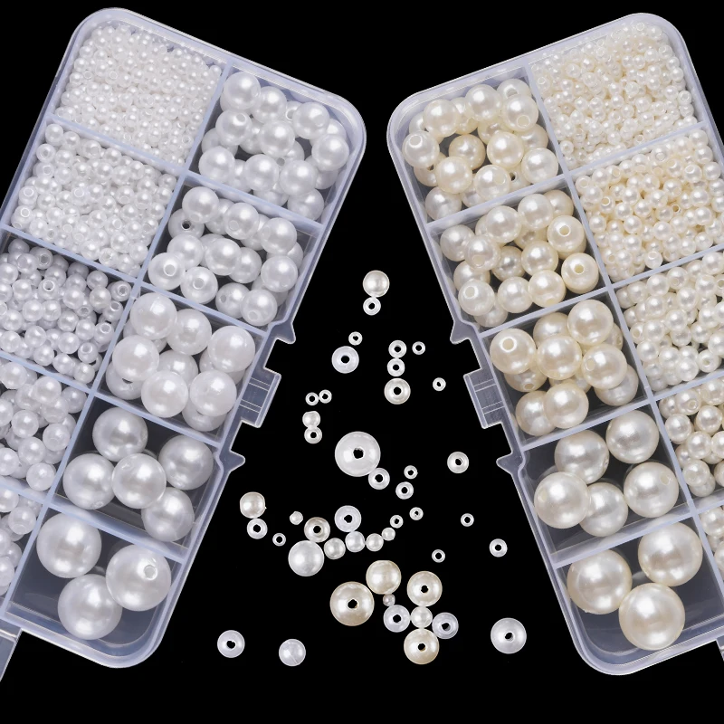 Resin Craft Kit - 800pcs Manik-manik Resin Mutiara Imitasi Kit
