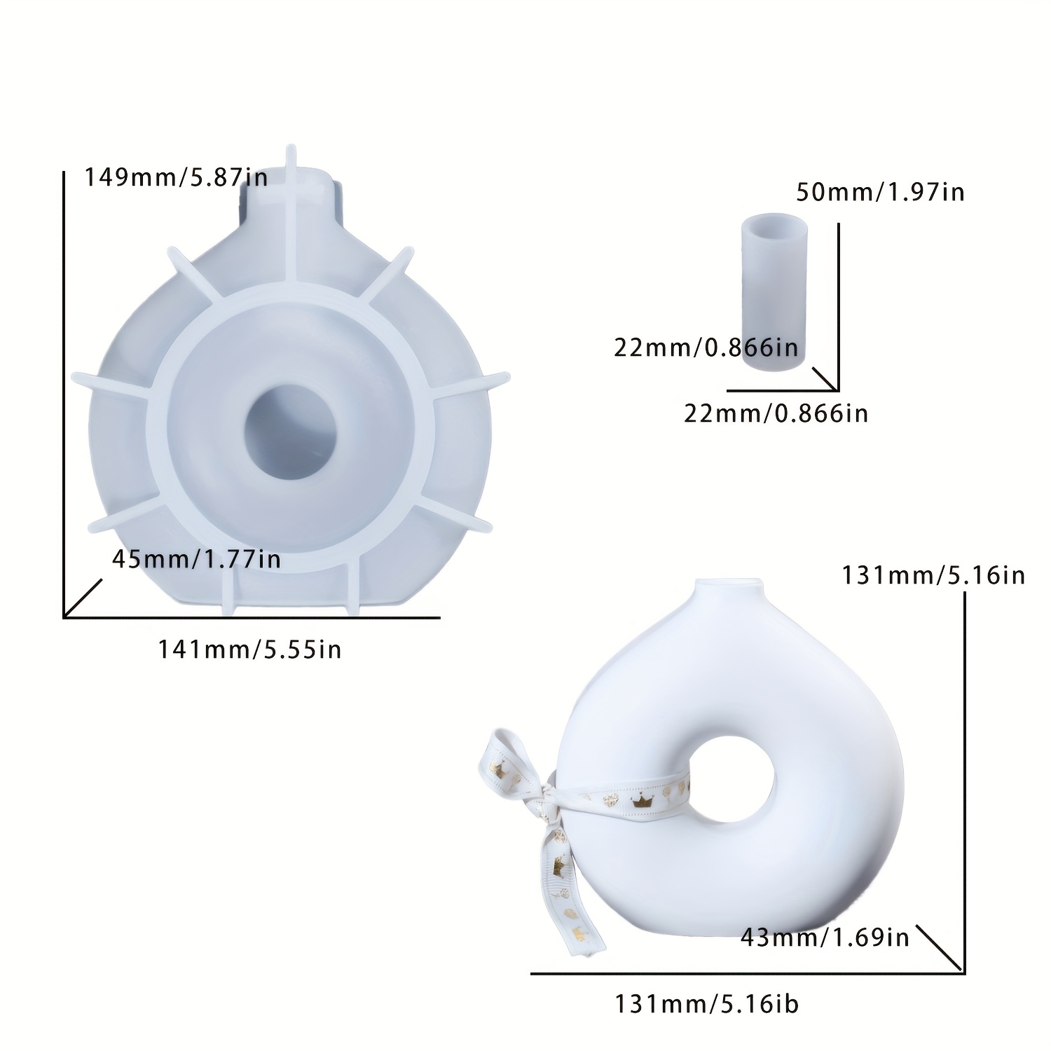 1 DIY Cetakan Silikon Vas Bula - Silicone Mold Tray ulasan dan harga