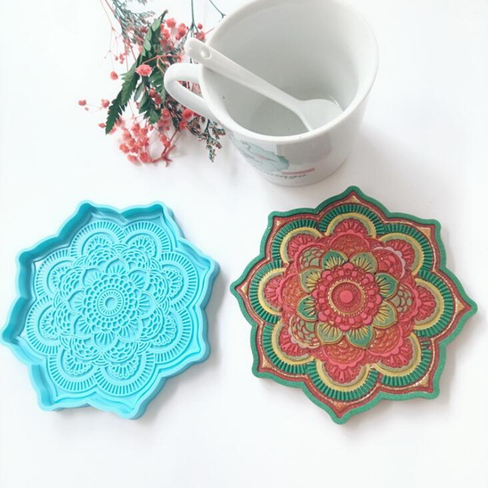 Cetakan Silikon Mandala Coaste - Coaster Mold Round ulasan dan harga