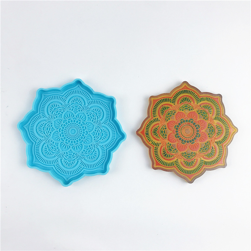Cetakan Silikon Mandala Coaste - Coaster Mold Round ulasan dan harga