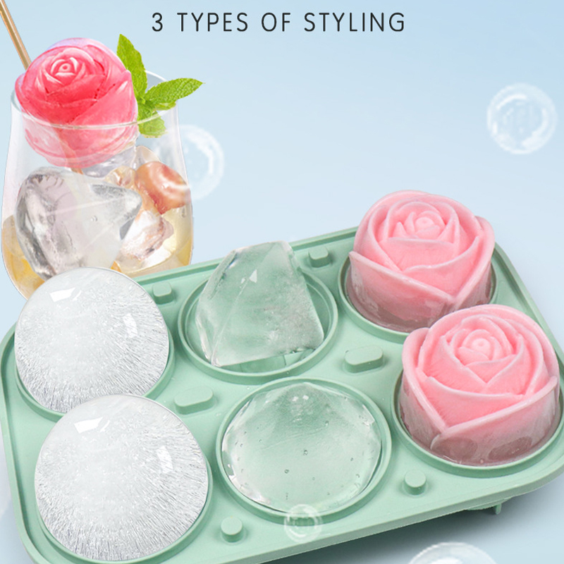 Cetakan es batu bulat berlian  - Coaster Mold Round ulasan dan harga