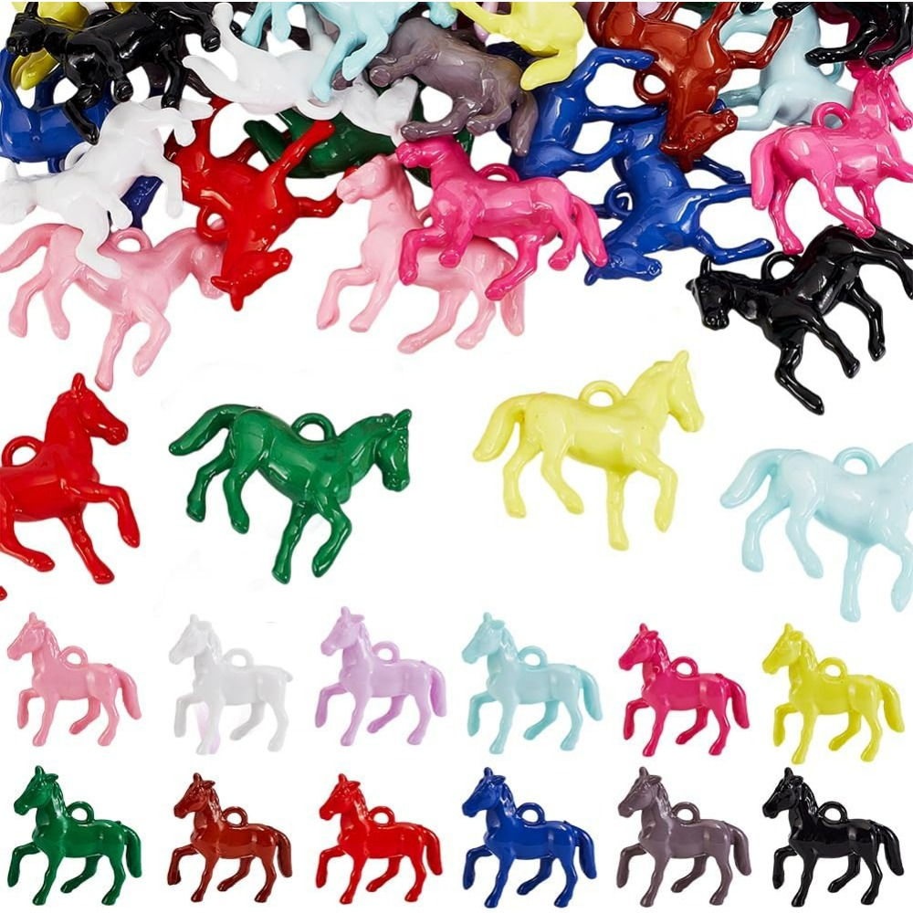 48 Buah Liontin Akrilik Buram  - Resin Craft Kit ulasan dan harga