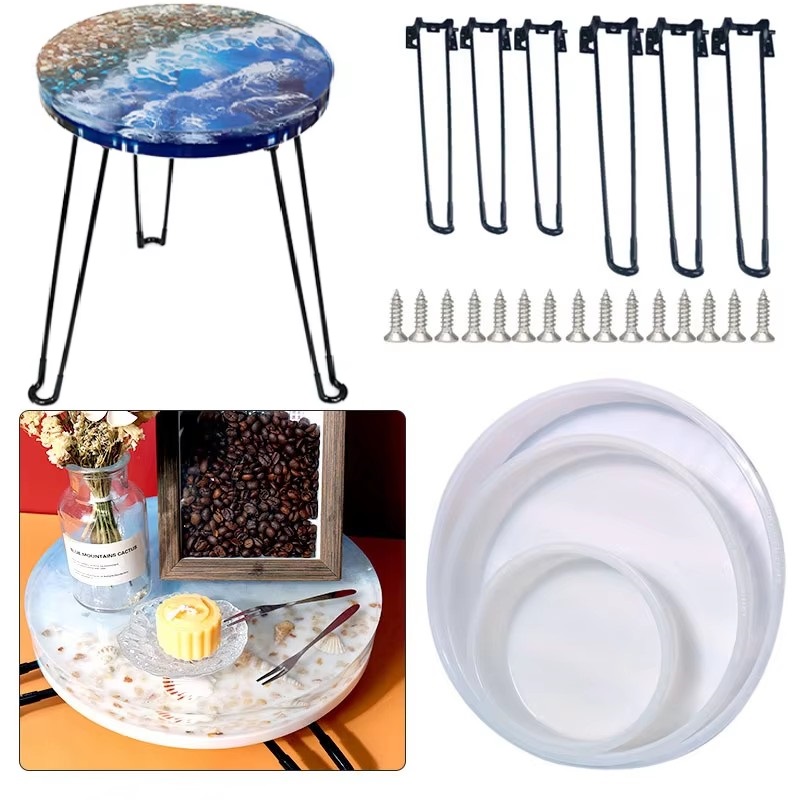 Cetakan Resin UV Bentuk Nampan - Coaster Mold Round ulasan dan harga