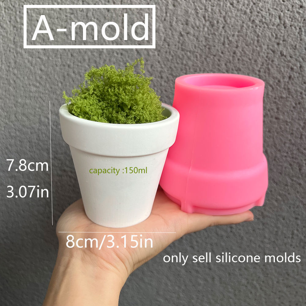 Besar Pot tanaman beton cetaka - Coaster Mold Round ulasan dan harga