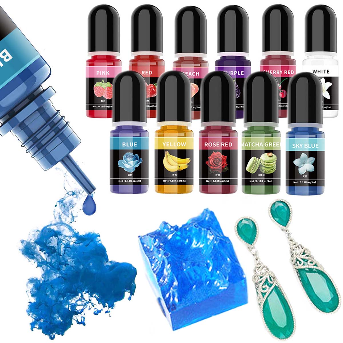 5Ml/Botol Pigmen Resin Epoksi  - Epoxy Uv Resin Kit ulasan dan harga